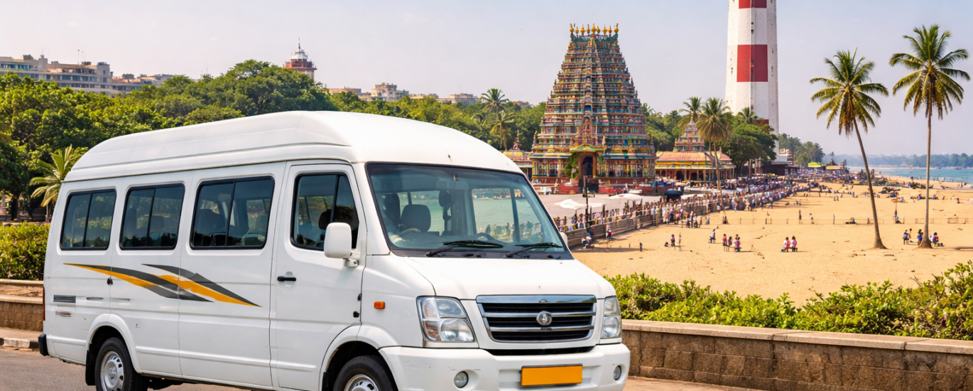 12 seater tempo traveller rental chennai