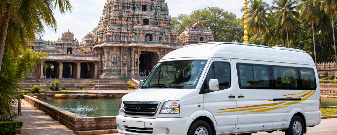 tempo traveller for temple trip chennai