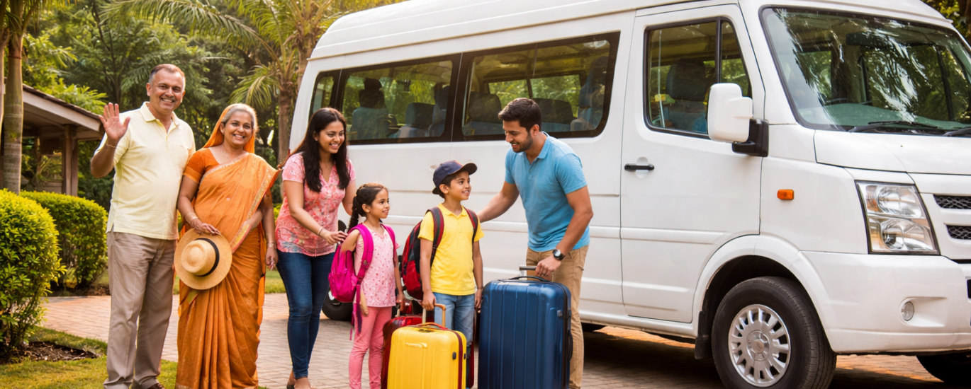 tempo traveller for family trip chennai