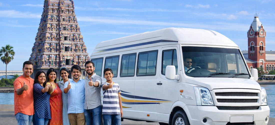 15 seater tempo traveller rental chennai