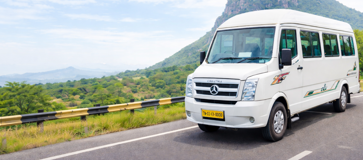 tempo traveller for outstation from chennai