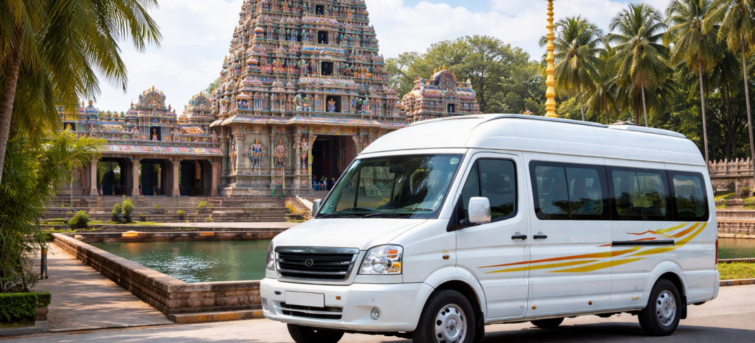 tempo traveller for temple trip chennai