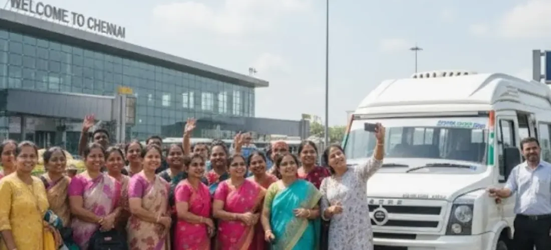Safe and comfortable group travel in Chennai